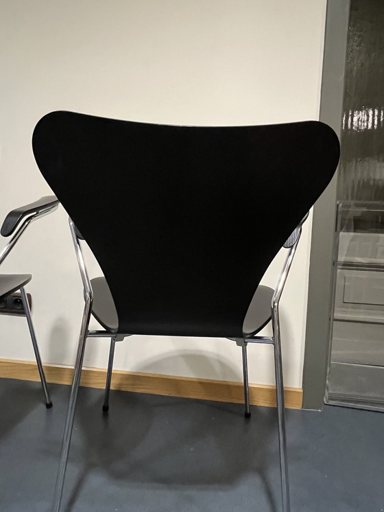 Image 1 of 6x Arne Jacobsen Voor Fritz Hansen