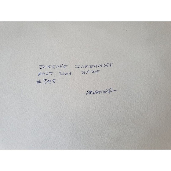 Image 1 of Vintage aquarel op papier n 395 door Jérémie Iordanoff, 2007