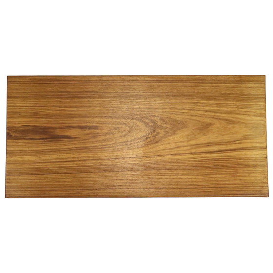 Image 1 of Massief Teak Houten Bijzettafel Plantentafel