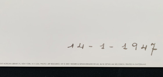 Image 1 of Joan Miro, Gesigneerd Met Registratie In Impressum Copyright 'Prolitteris Zürich, 2001'. Gesigneerd En Gedateerd In De Plaat.