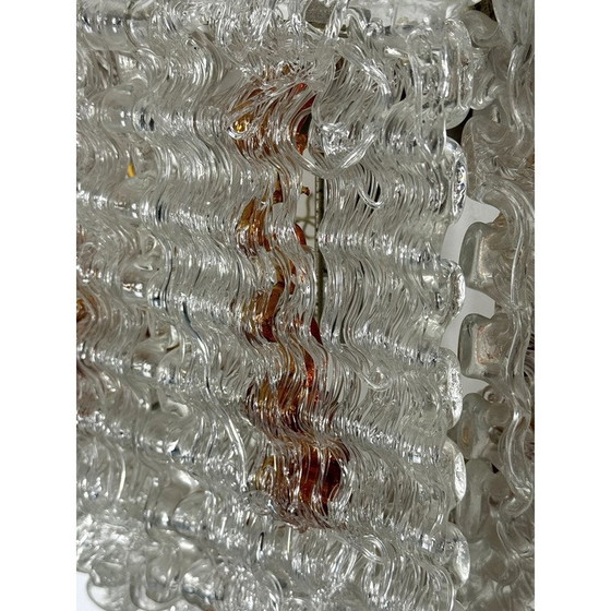 Image 1 of Set van 4 vintage Murano glazen wandlampen voor Poliarte, Italië 1970