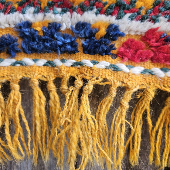 Image 1 of Handgeweven Vintage Kelim Vloerkleed - Turkse Wollen Kelim Vloerkleed Runner-70S