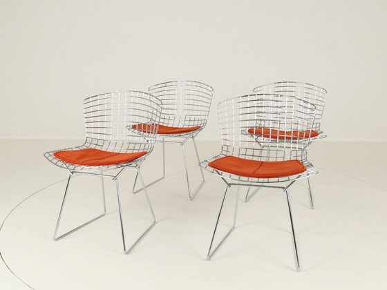 Image 1 of Eetkamerstoelen Model 420C van Harry Bertoia voor Knoll, VS, 1960S