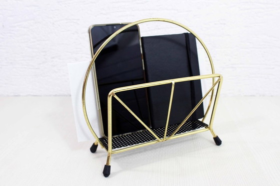 Image 1 of Vintage brievenrek voor bureau