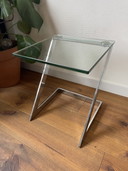 Gebra bijzettafel glas