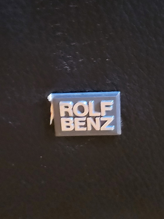 Image 1 of 2x leren banken Rolf Benz