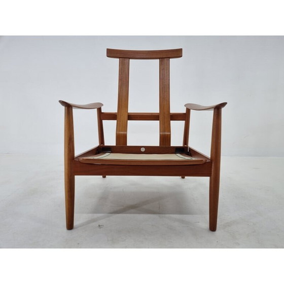Image 1 of Vintage verstelbare fauteuil van Arne Vodder voor France & Søn, Denemarken 1960