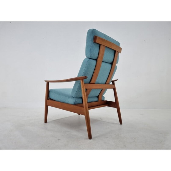 Image 1 of Vintage verstelbare fauteuil van Arne Vodder voor France & Søn, Denemarken 1960