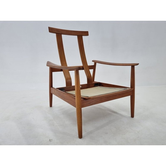 Image 1 of Vintage verstelbare fauteuil van Arne Vodder voor France & Søn, Denemarken 1960