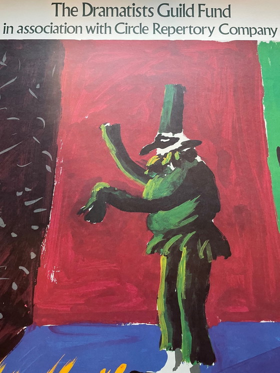 Image 1 of David Hockney, Young Playwrights Festival, Copyright David Hockney 1980 Petersburg Press, Gedrukt in Engeland