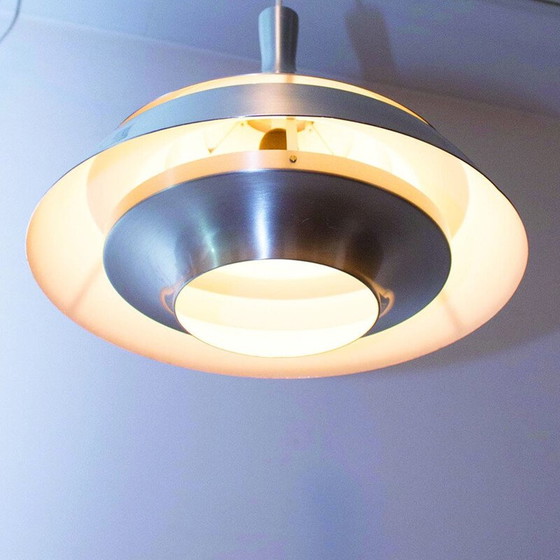 Image 1 of Vintage aluminium hanglamp van Hans-Agne Jakobsson, Zweden 1960