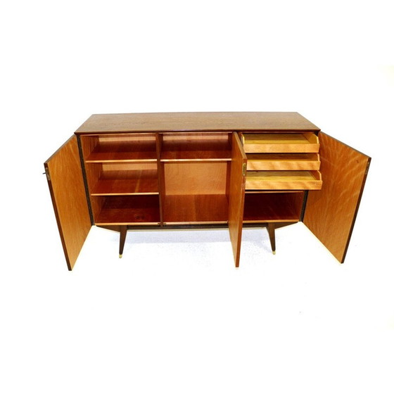 Image 1 of Scandinavische vintage ladenkast van teak- en palissanderhout, Zweden 1950