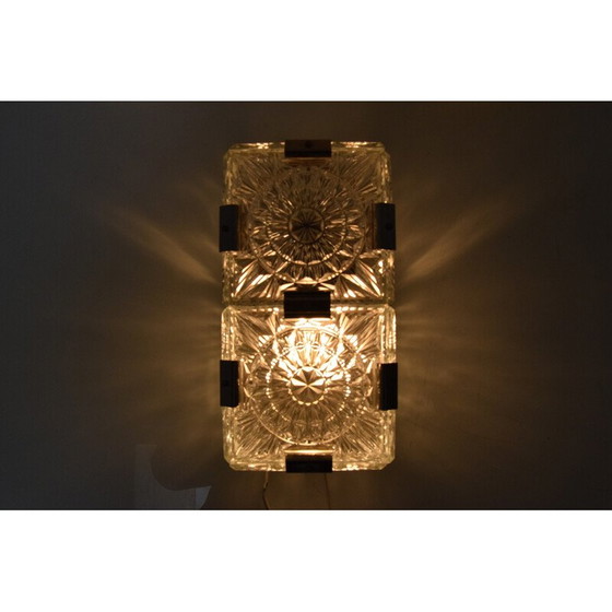 Image 1 of Vintage wandlamp van Jaroslav Bejvl voor Kamenicky Senov, Tsjecho-Slowakije 1960