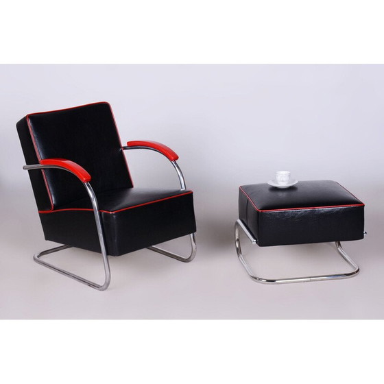 Image 1 of Vintage Bauhaus stalen fauteuil voor Mücke-Melder, Tsjecho-Slowakije 1930
