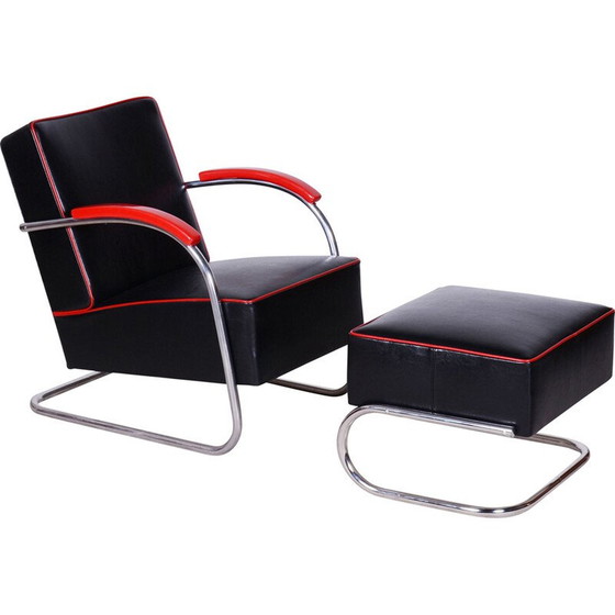 Image 1 of Vintage Bauhaus stalen fauteuil voor Mücke-Melder, Tsjecho-Slowakije 1930
