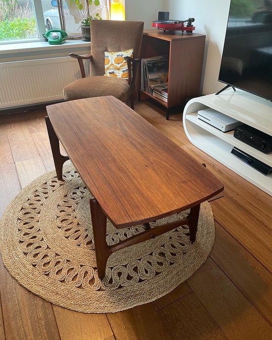Image 1 of Vintage teakhouten salontafel