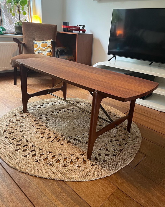 Image 1 of Vintage teakhouten salontafel