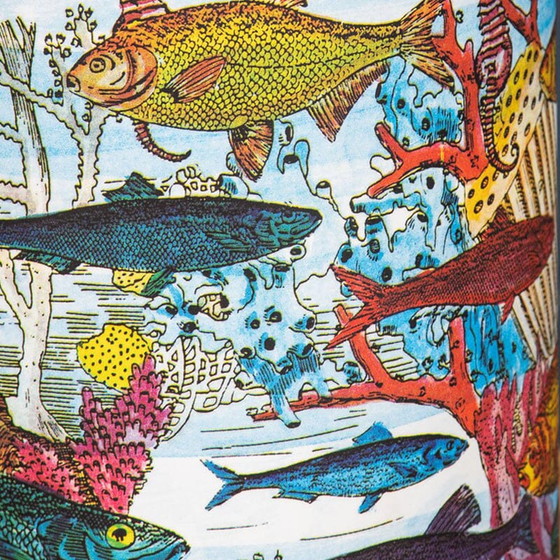 Image 1 of Vintage vloerlamp "Aquarium" van Piero Fornasetti voor Antonangeli