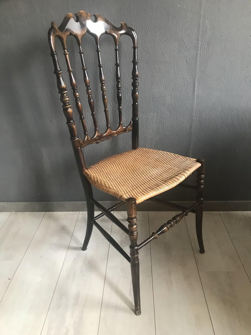 Vintage Chiavari Stoel Zwart