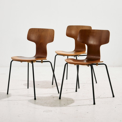 Mk11026 Model 3103 Stoel Door Arne Jacobsen Voor Fritz Hansen