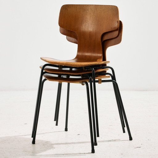 Mk11026 Model 3103 Stoel Door Arne Jacobsen Voor Fritz Hansen