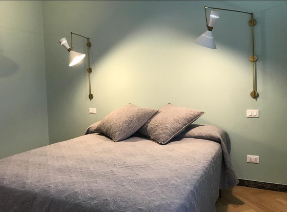 Image 1 of Italiaanse wandlamp uit de jaren 50