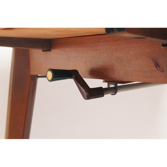 Image 1 of Vintage salontafel van walnootfineer en formica, 1950