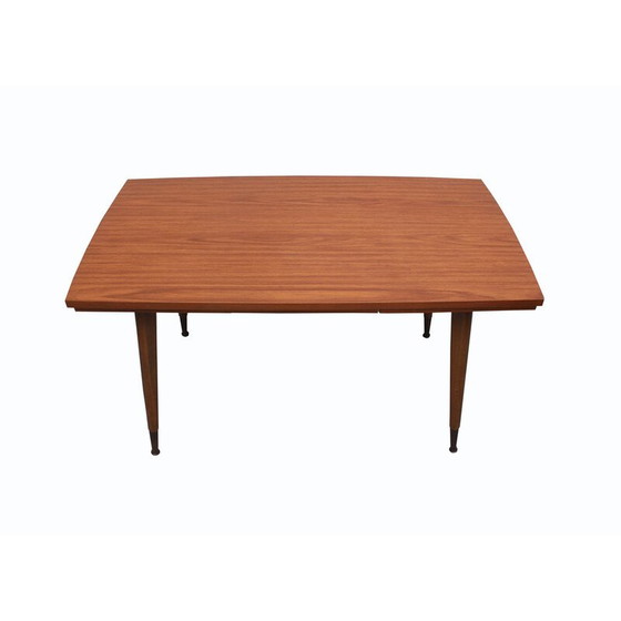 Image 1 of Vintage salontafel van walnootfineer en formica, 1950