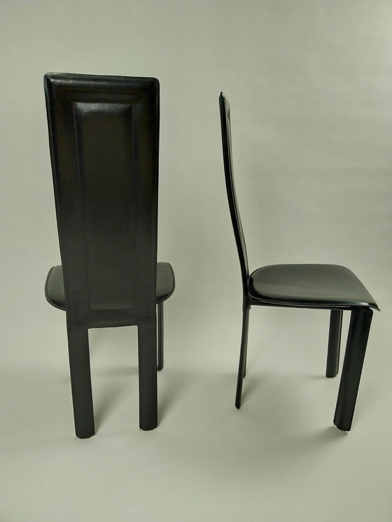 Image 1 of 4x Vintage Eetkamerstoelen