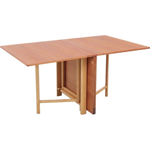 Scandinavische vintage tafel model Maria in teak van Bruno Mathsson, 1960