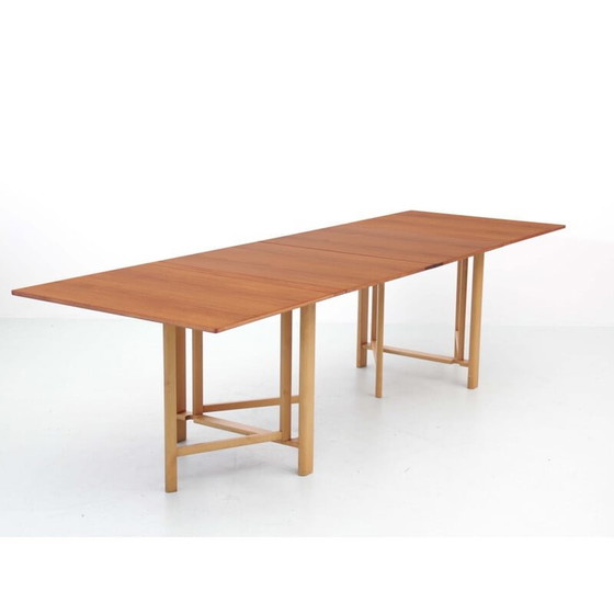 Image 1 of Scandinavische vintage tafel model Maria in teak van Bruno Mathsson, 1960