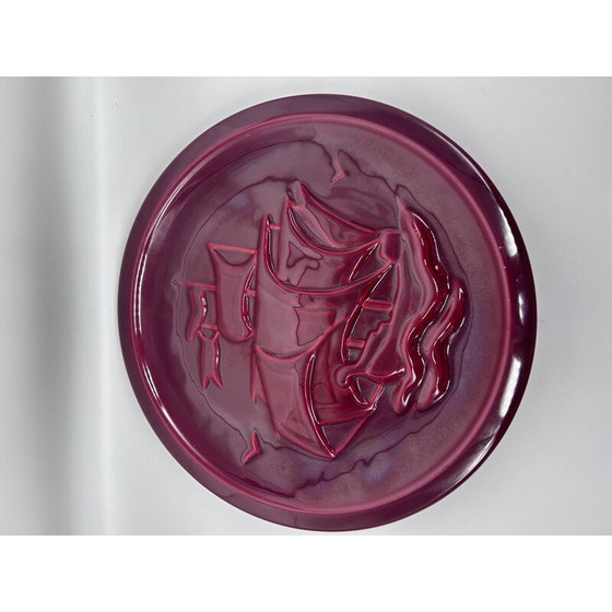 Image 1 of Vintage decoratieve schaal van keramiek voor Niceram, 1950