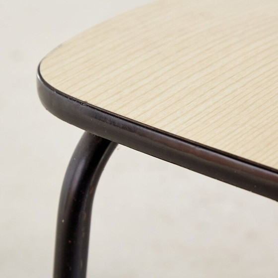 Image 1 of Vintage schoolstoel op metalen frame, 1970