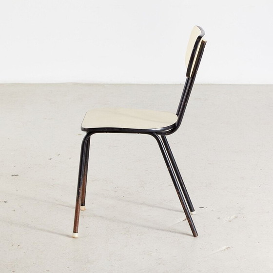 Image 1 of Vintage schoolstoel op metalen frame, 1970