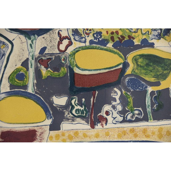 Image 1 of Vintage kleurenlitho door Anders Fogelin, Duitsland 1974