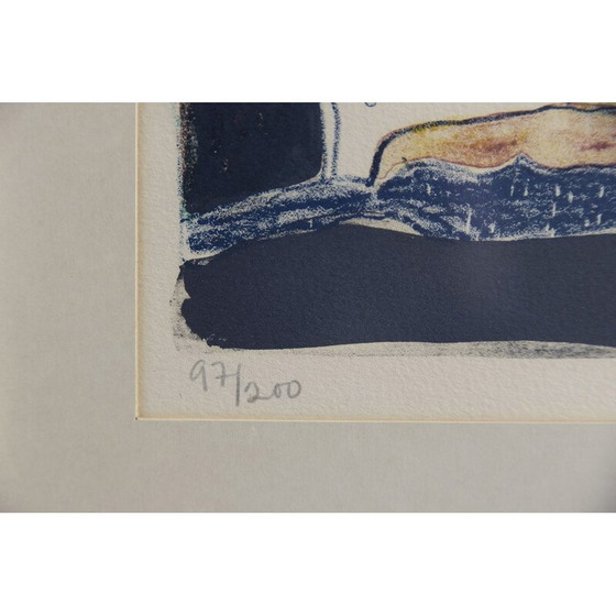 Image 1 of Vintage kleurenlitho door Anders Fogelin, Duitsland 1974