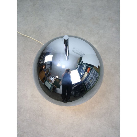Image 1 of Vintage Space Age chromen tafellamp, 1970