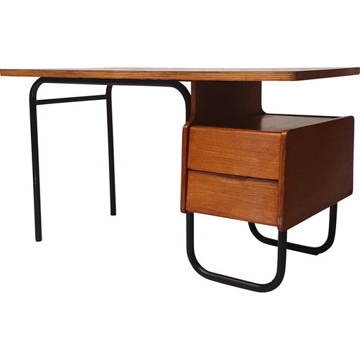 Vintage bureau van Robert Charroy voor Mobilor, 1955