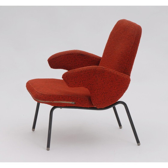Image 1 of Vintage rode fauteuil van Alan Fuchs - jaren 1960