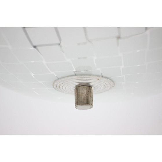 Image 1 of Vintage glazen hanglamp, Tsjecho-Slowakije 1970