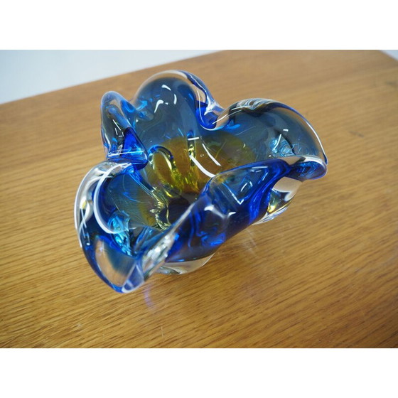 Image 1 of Vintage asbak van Josef Hospodka voor Chribska Glassworks, jaren 1960