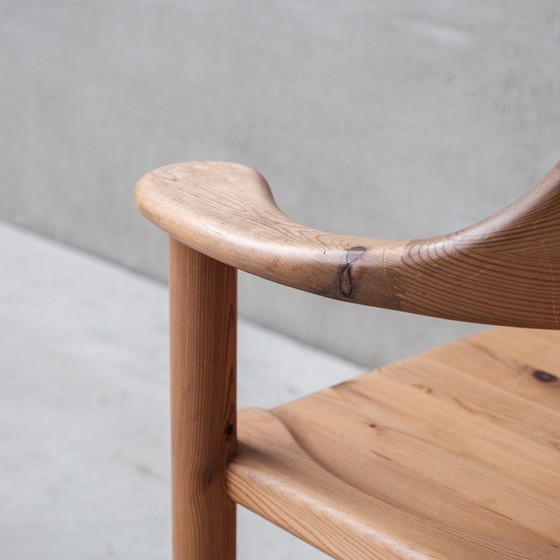 Image 1 of Set van 6 vintage grenen stoelen van Rainer Daumiller, Denemarken 1960