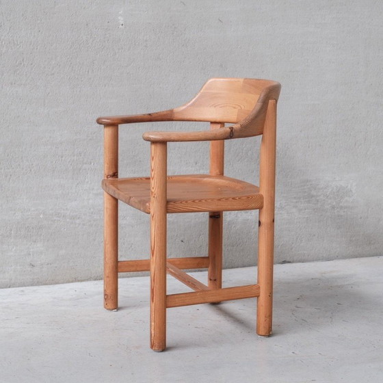 Image 1 of Set van 6 vintage grenen stoelen van Rainer Daumiller, Denemarken 1960