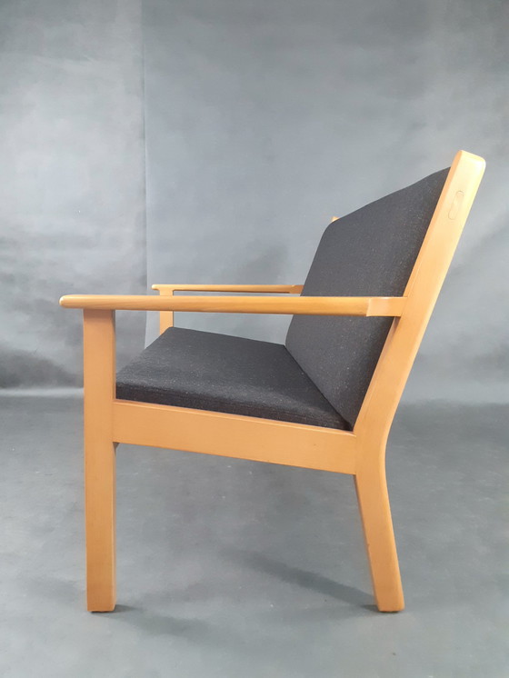 Image 1 of Hans Wegner 3-delige woonkamer set, Vintage Scandinavisch 1960S