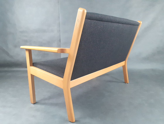 Image 1 of Hans Wegner 3-delige woonkamer set, Vintage Scandinavisch 1960S