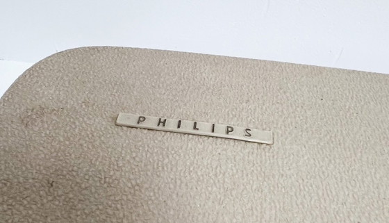 Image 1 of Gereviseerde Vintage Philips Grammofoonspeler En Buizenradio, 1960'S