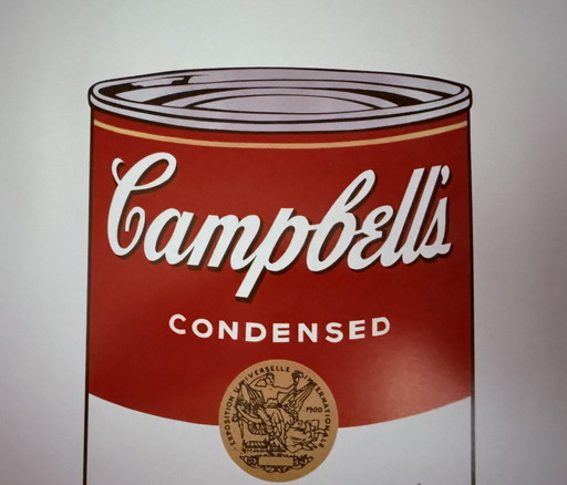 Andy Warhol: “Campbell'S Soup Consomme, 1968”.