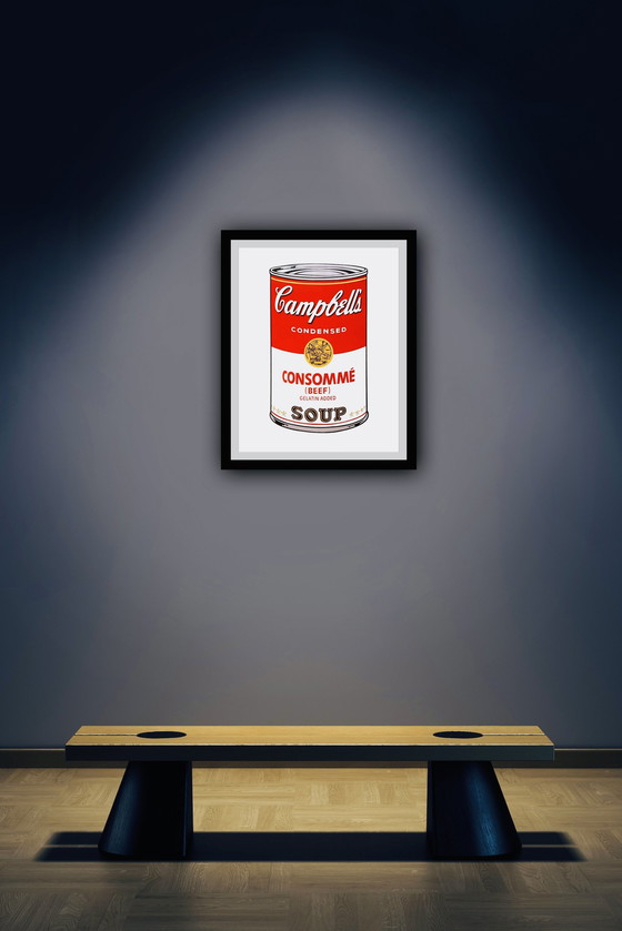 Image 1 of Andy Warhol: “Campbell'S Soup Consomme, 1968”.