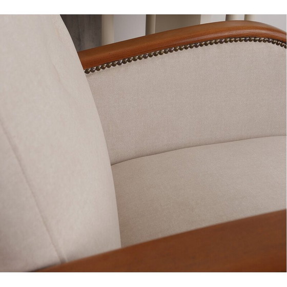 Image 1 of Hongaarse fauteuil in stof - jaren 1940