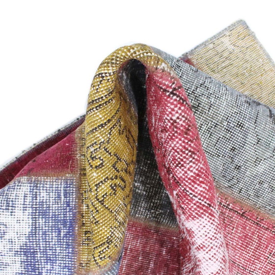 Image 1 of Perzisch patchwork vloerkleed 130X130